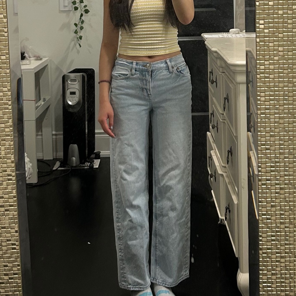 American Eagle wide leg jeans